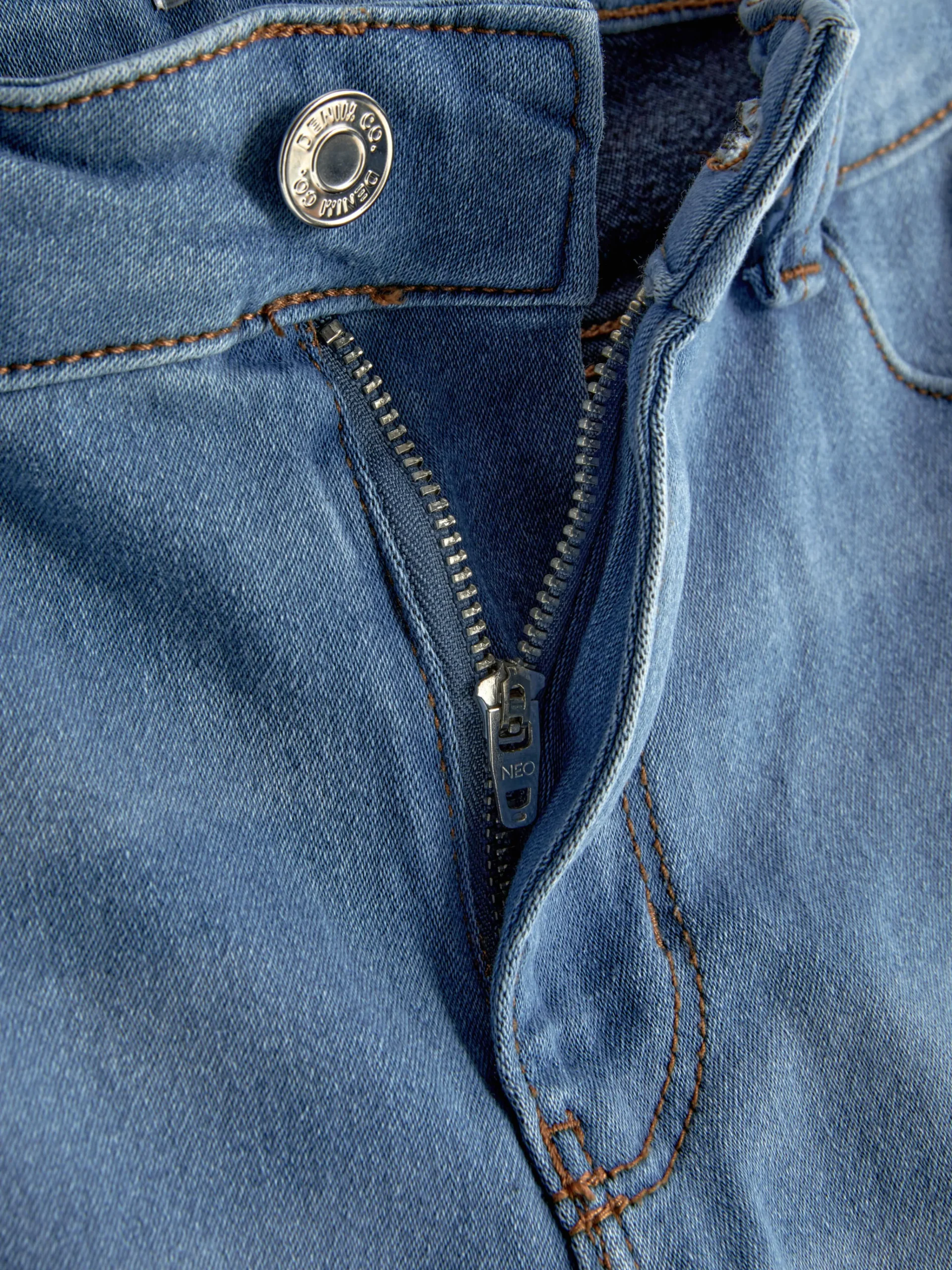 Sale Essential Skinny-Jeans Mit Mittelhohem Bund Damen Denim|Jeans