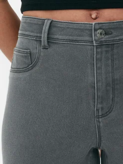 Online Essential Skinny-Jeans Mit Mittelhohem Bund Damen Denim|Jeans