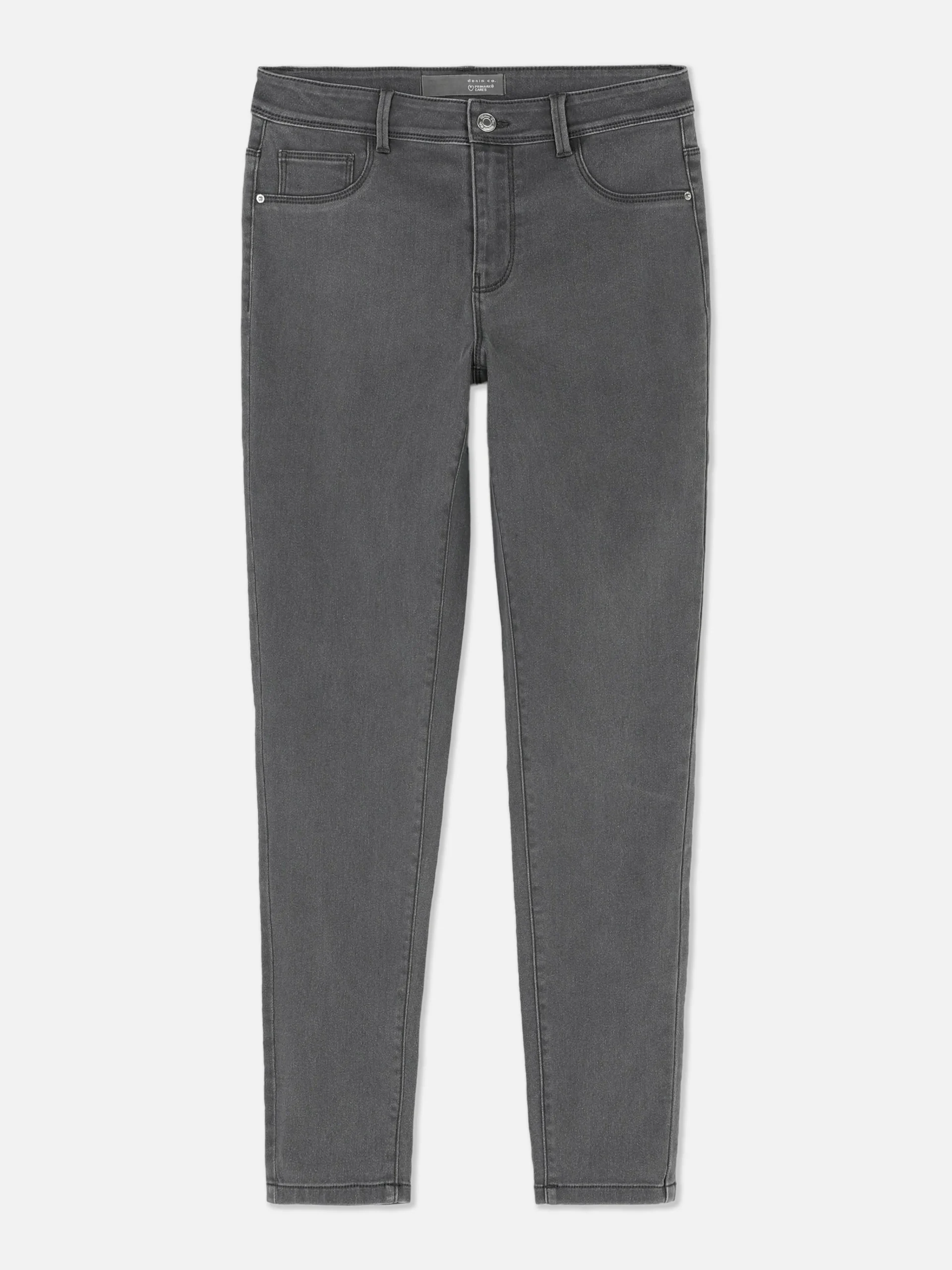 Online Essential Skinny-Jeans Mit Mittelhohem Bund Damen Denim|Jeans