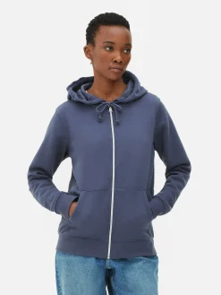 Outlet Essential-Hoodie Mit Reißverschluss Damen Hoodies Und Sweatshirts