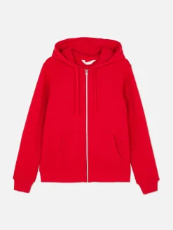Essential-Hoodie Mit Reißverschluss Damen Hoodies Und Sweatshirts