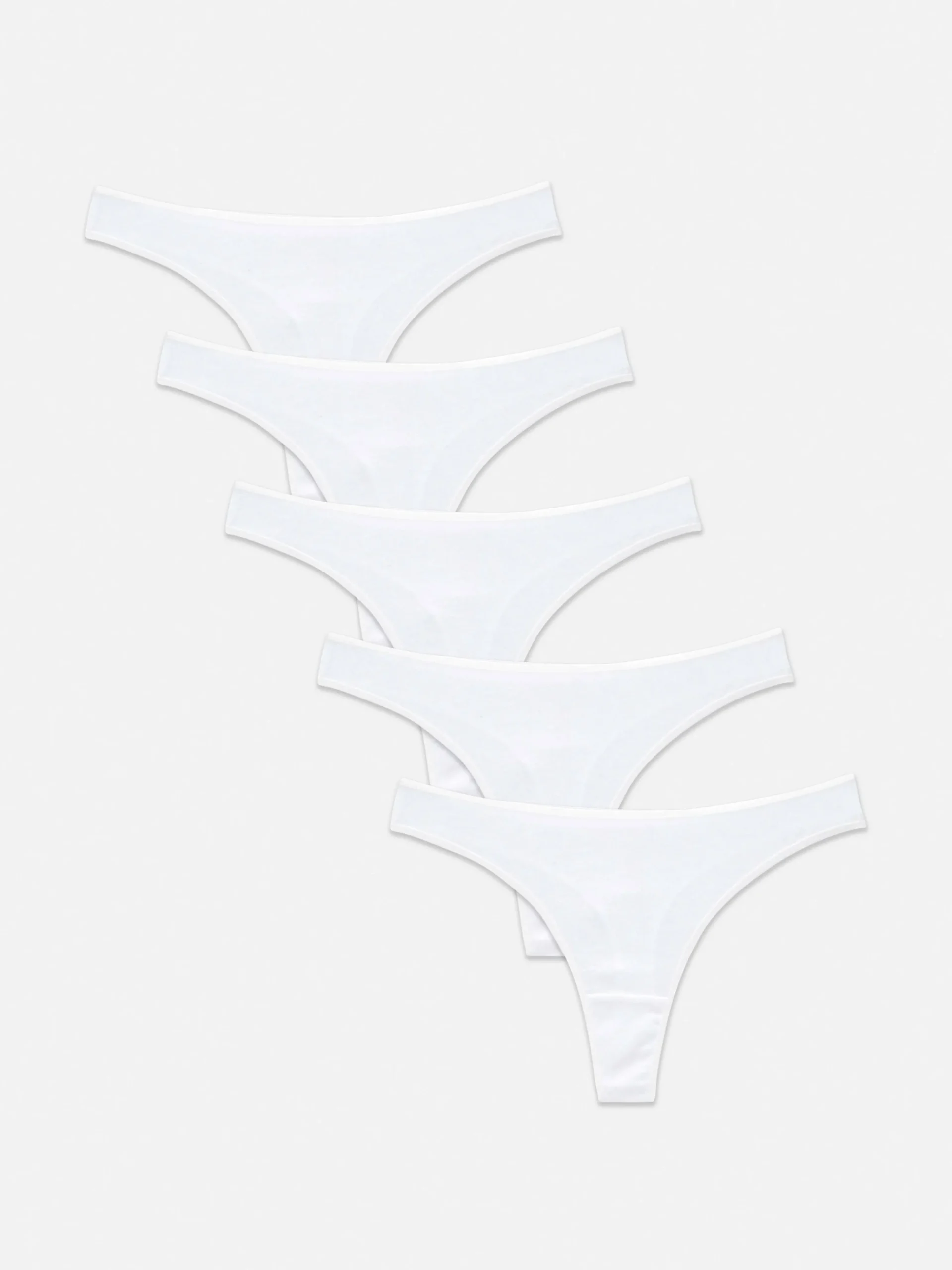 New Essential-Tangas Aus Baumwolle, 5er-Pack Damen Slips