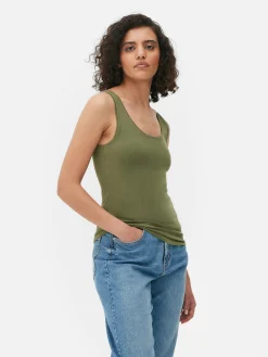 Essential-Trägertop Mit Stretch Damen Tops Und T-Shirts