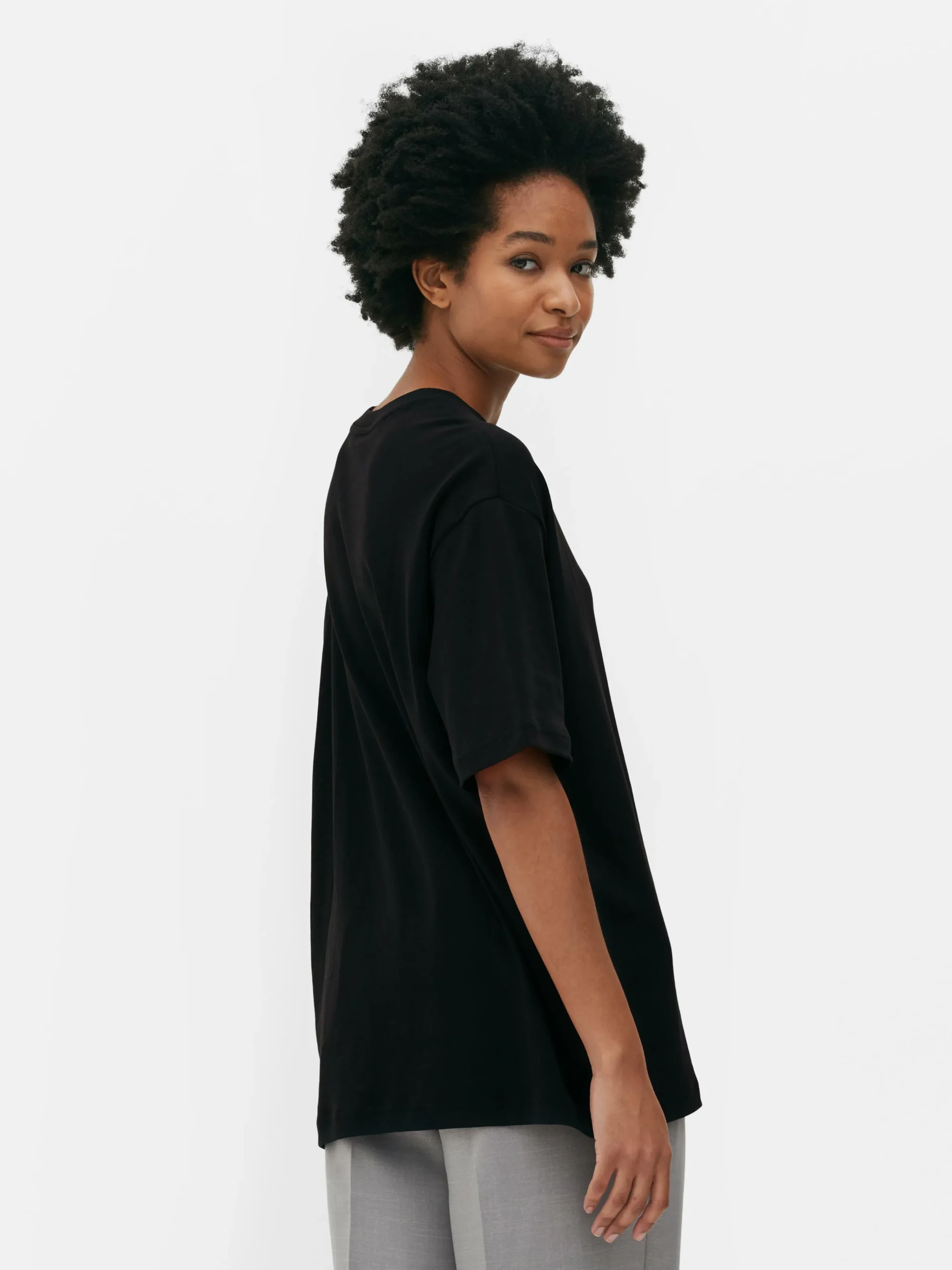 Best Essential-T-Shirt Aus Jersey Im Oversized-Look Damen Tops Und T-Shirts