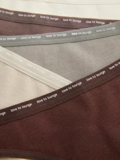 New Farblich Abgestimmte Stretch-Tangas, 5er-Pack Damen Slips