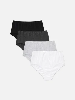 Sale Farblich Abgestimmte Unterhosen, 4er-Pack Damen Slips