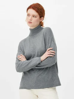 Outlet Feinstrickpullover Mit Rollkragen Damen Pullover Und Cardigans