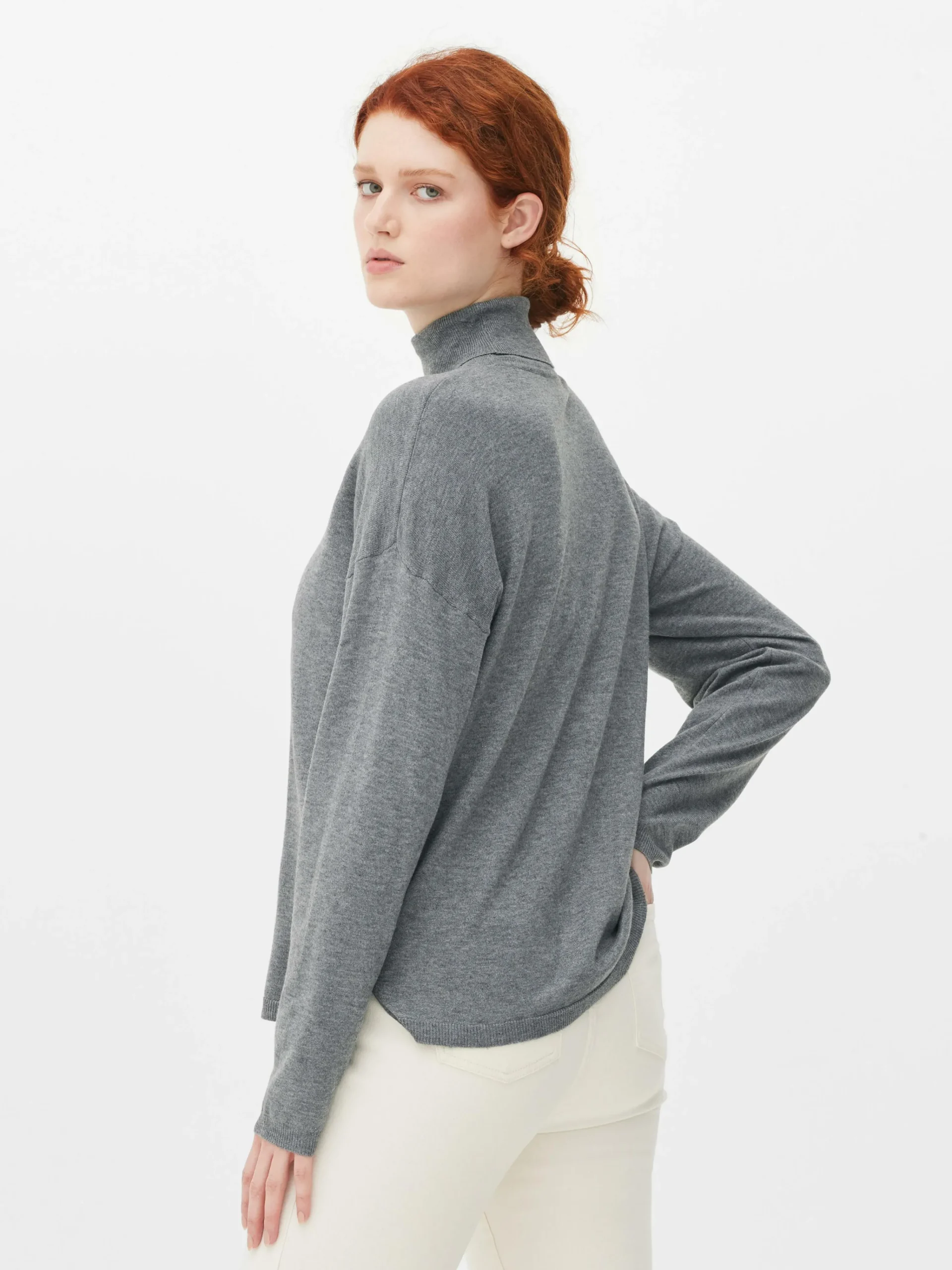 Outlet Feinstrickpullover Mit Rollkragen Damen Pullover Und Cardigans