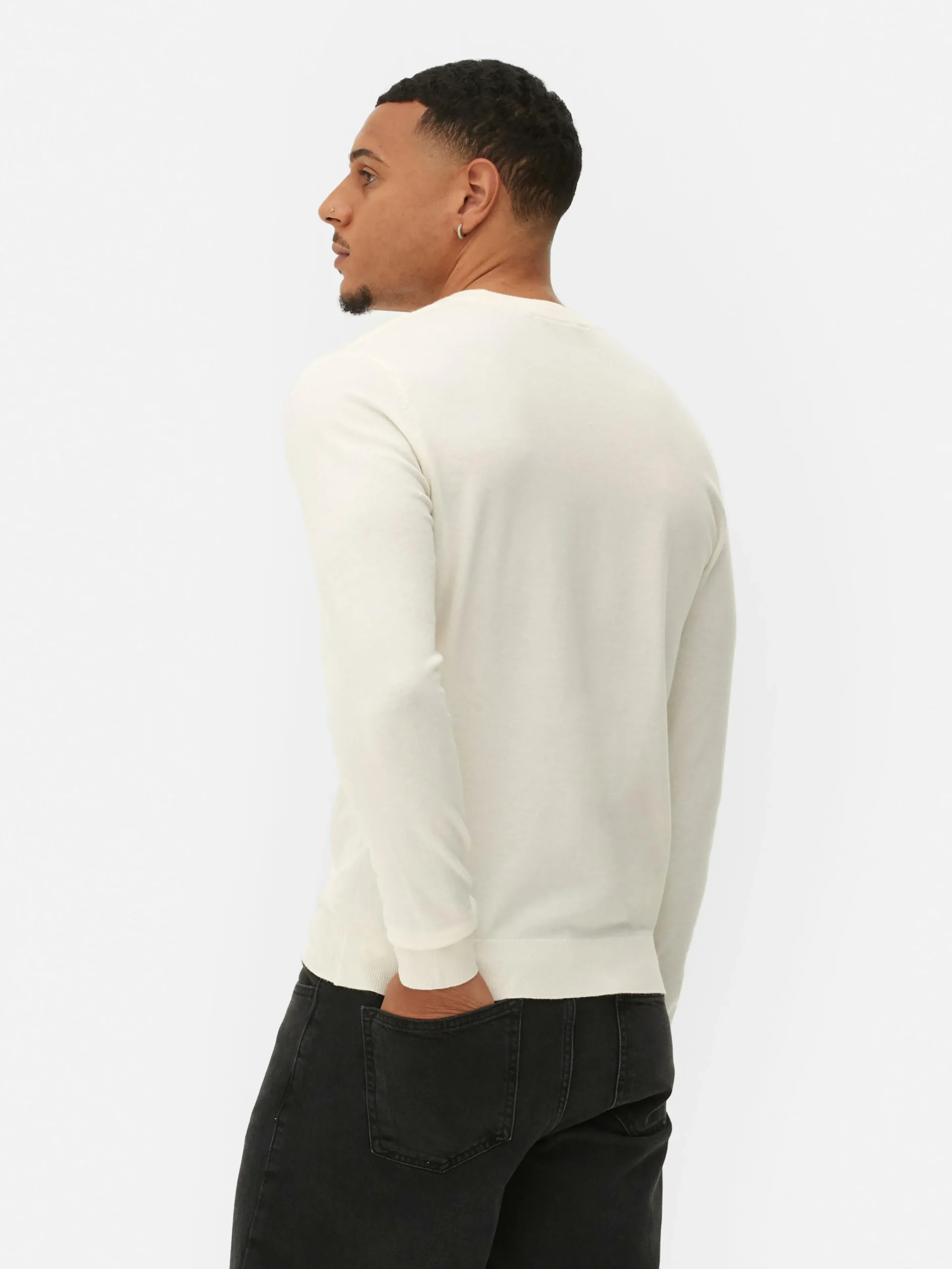 Sale Feinstrickpullover Mit Rundhalsausschnitt Herren Pullover Und Cardigans