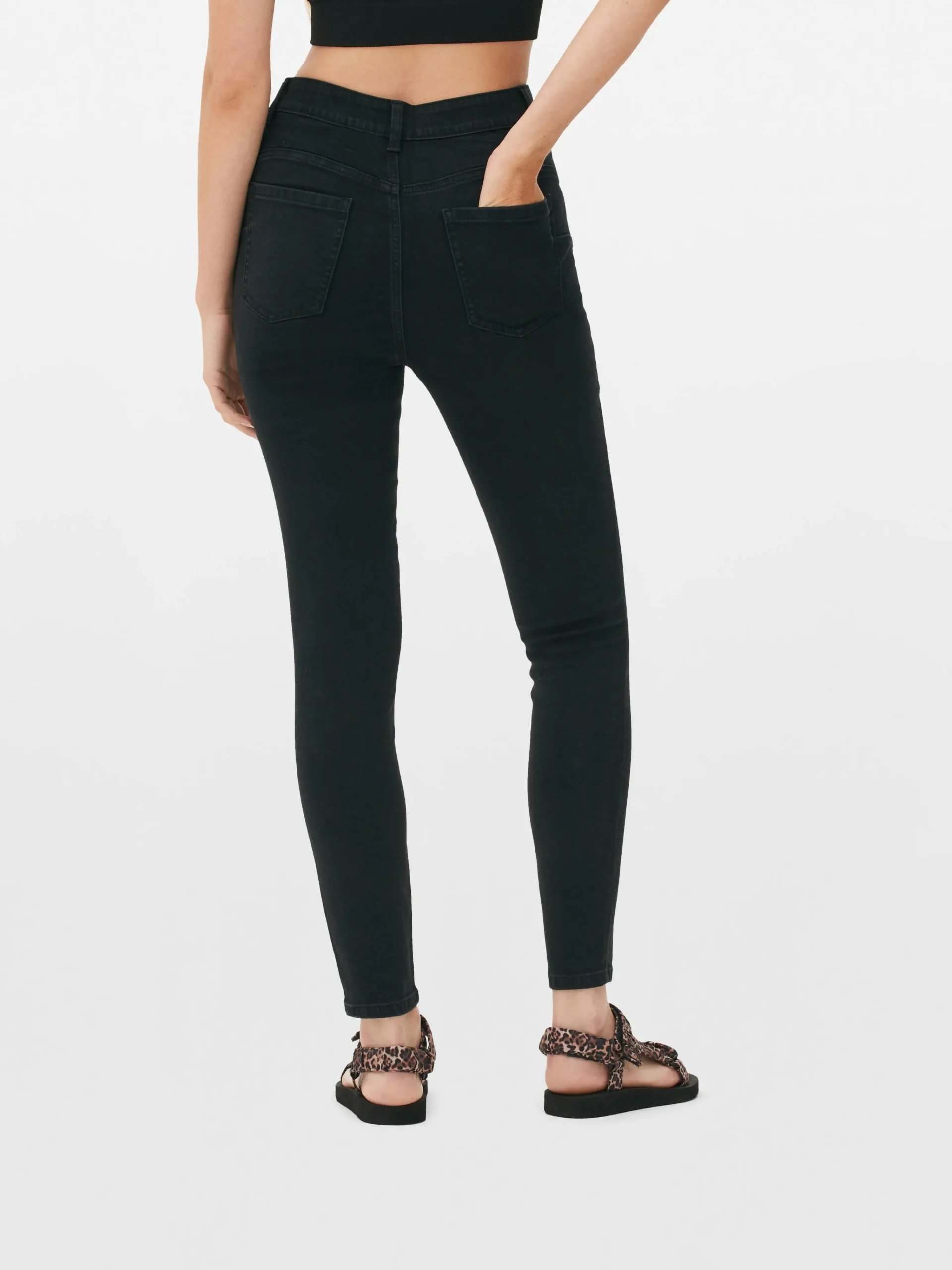 Outlet Figurformende Skinny Jeans Damen Jeans