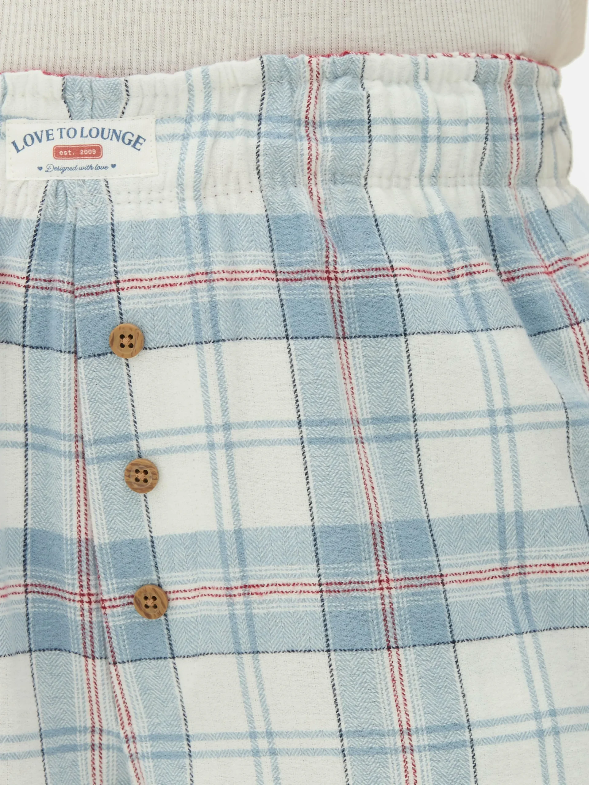 Sale Flanell-Schlafanzughose Mit Karomuster Damen Schlafanzughosen