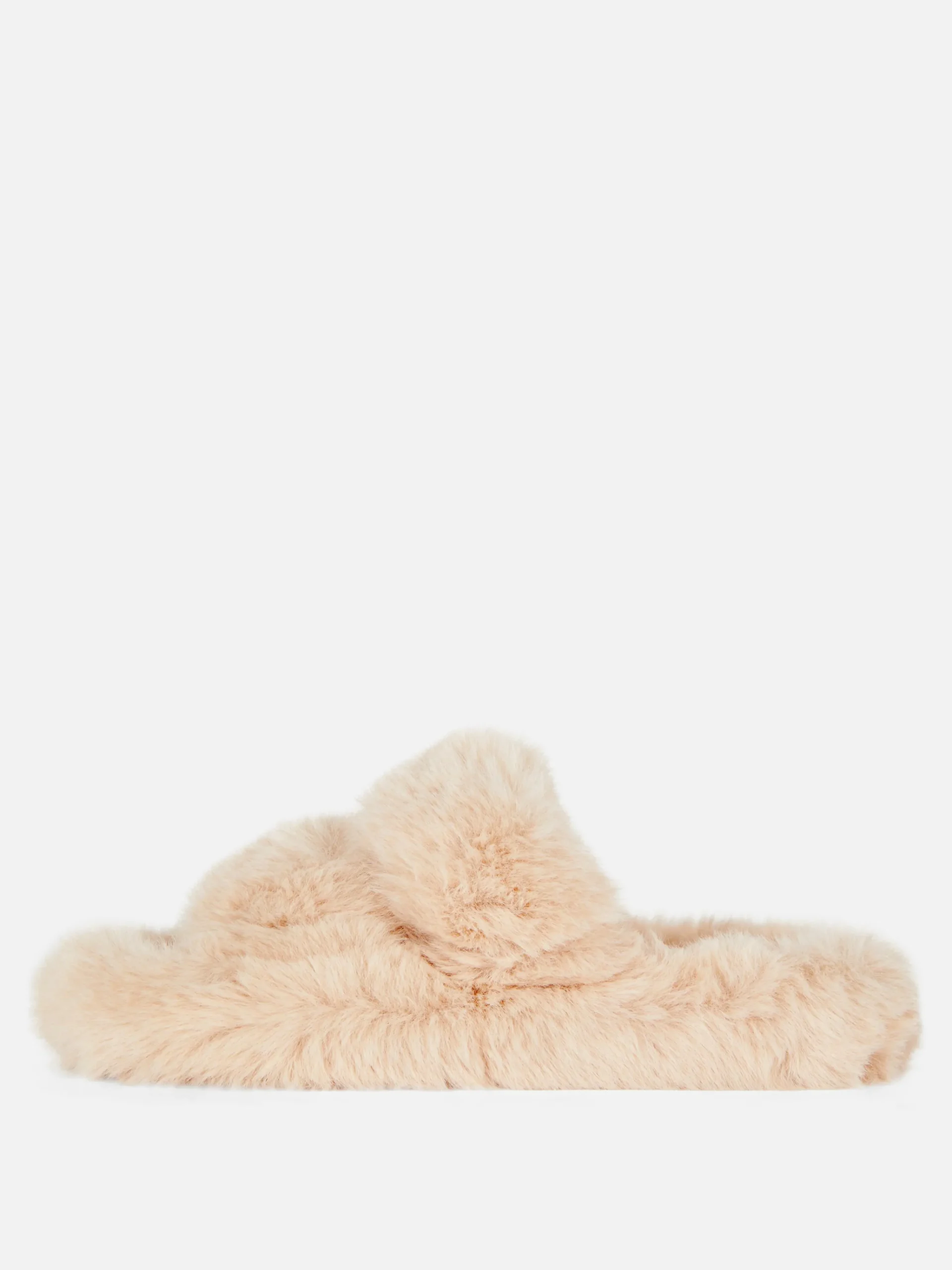 Clearance Flauschige Hausschuhe Mit Doppelriemen Damen Hausschuhe|Hausschuhe