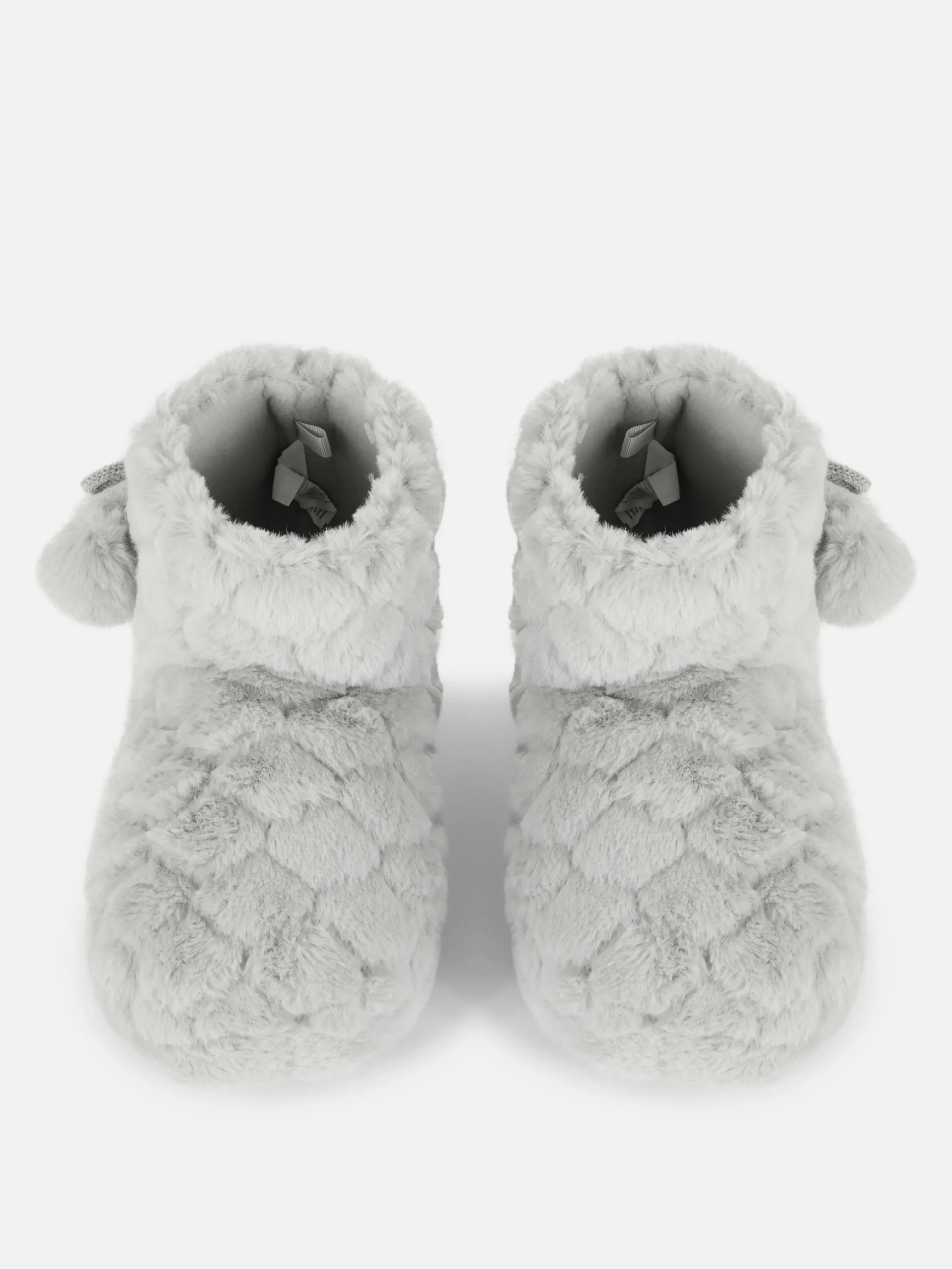 Sale Flauschige Hausstiefel Mit Bommeln Damen Hausschuhe