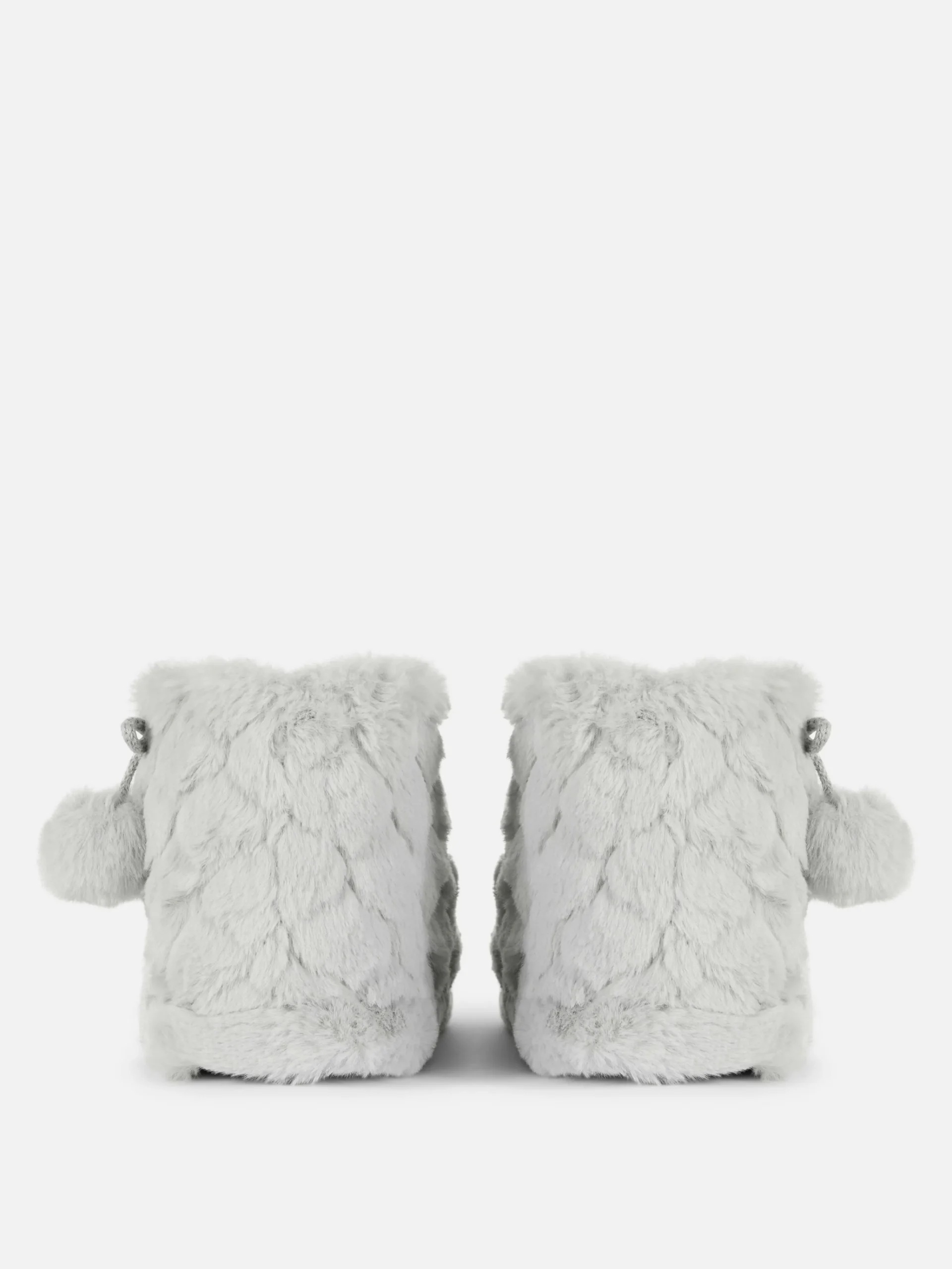 Sale Flauschige Hausstiefel Mit Bommeln Damen Hausschuhe