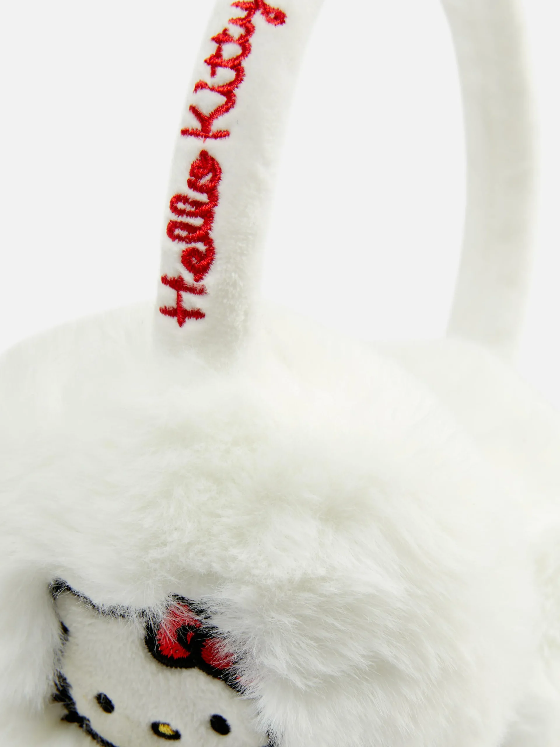 Clearance Flauschige „Hello Kitty“ Ohrenschützer Damen Mützen, Handschuhe Und Schals