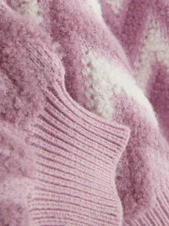 Outlet Flauschiger Strickpullover Mit Zickzackmuster Kinder Pullover Und Cardigans