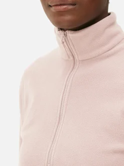 New Fleecejacke Mit Halbem Reißverschluss Damen Pullover Und Cardigans