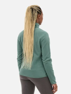 Outlet Fleecejacke Mit Halbem Reißverschluss Damen Pullover Und Cardigans