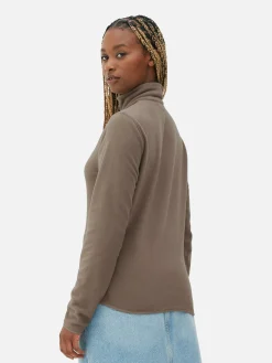 Best Fleecejacke Mit Halbem Reißverschluss Damen Pullover Und Cardigans