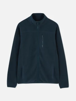 Hot Fleecejacke Mit Trichterkragen Und Reißverschluss Herren Jacken Und Mäntel