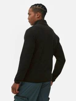 Online Fleecejacke Mit Trichterkragen Und Reißverschluss Herren Jacken Und Mäntel