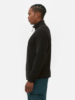 Online Fleecejacke Mit Trichterkragen Und Reißverschluss Herren Jacken Und Mäntel