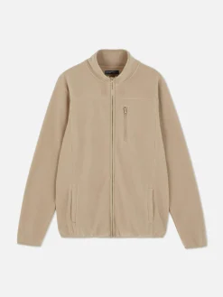 Outlet Fleecejacke Mit Trichterkragen Und Reißverschluss Herren Jacken Und Mäntel