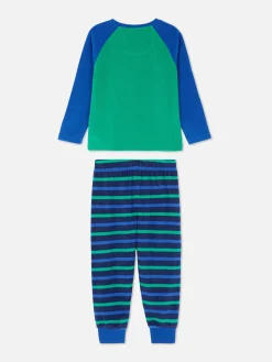 Sale Fleece-Schlafanzug Mit Dinosaurier-Print Kinder Schlafanzüge Und Nachtwäsche