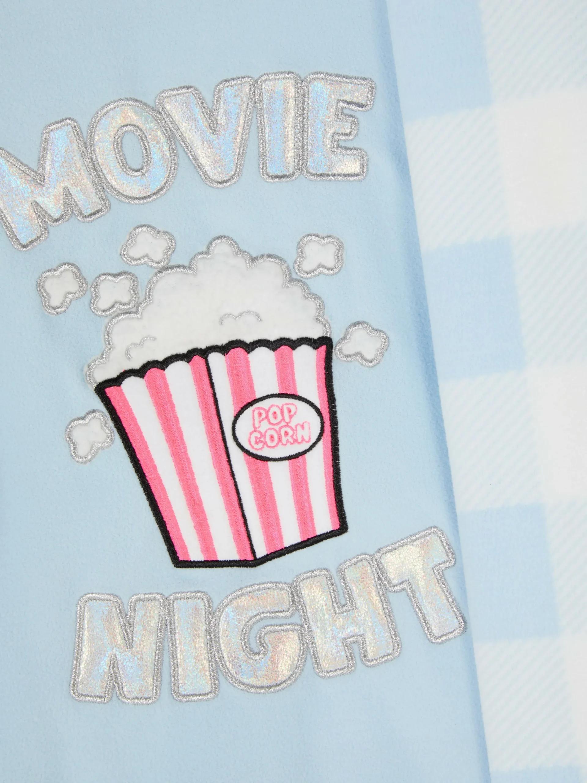 Outlet Fleece-Schlafanzug Mit Popcorn-Motiv Kinder Schlafanzüge Und Nachtwäsche