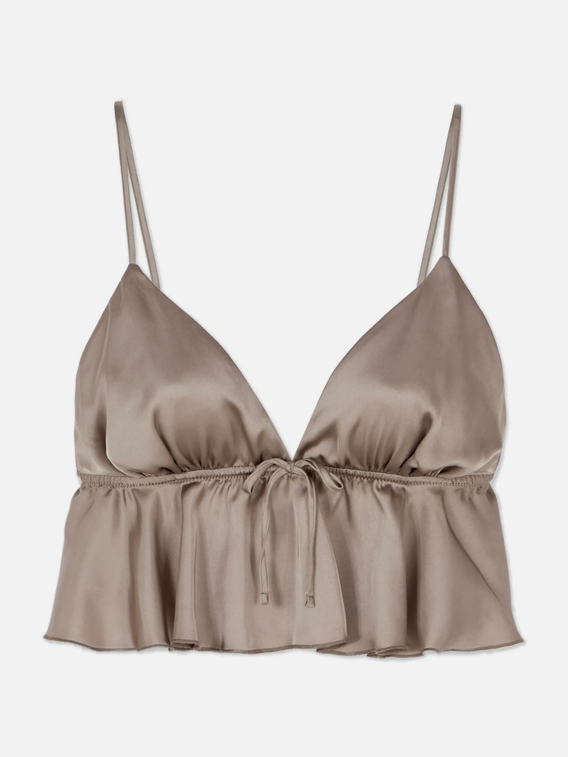 Hot Fließender Bralette-BH Aus Satin Damen Bhs