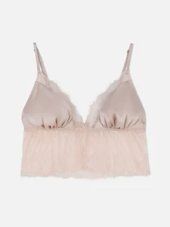 Online Fließender Bralette-BH Mit Spitze Damen Bhs
