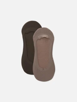 Online Füßlinge Aus Mikrofaser, 2er-Pack Damen Socken