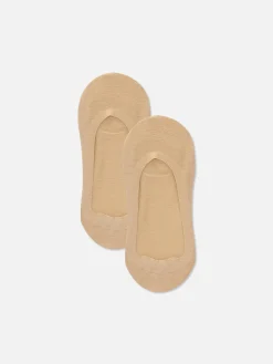 Clearance Füßlinge Mit Stoßdämpfender Sohle, 2er-Pack Damen Socken