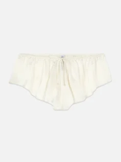 Hot French Knickers Aus Fließendem Satin Damen Slips