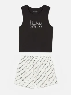 Best „Friends“ Schlafanzug Mit Trägertop Damen Schlafanzüge