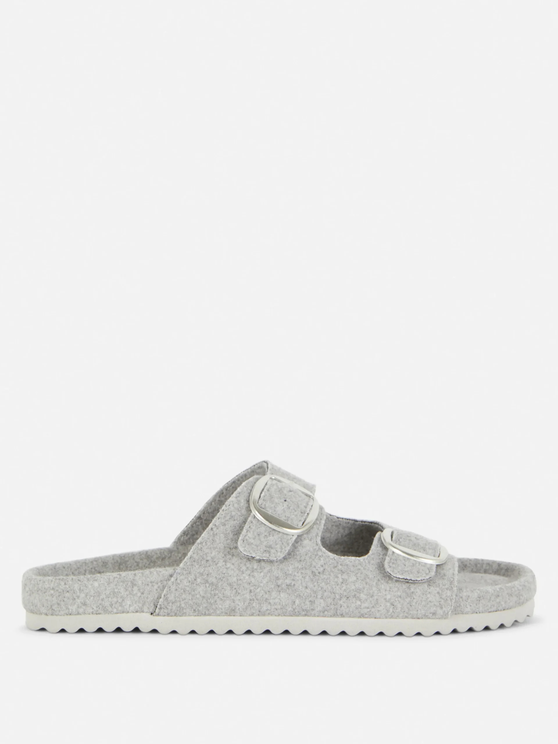 Fußbett-Hausschuhe Aus Filz Mit Zwei Riemen Damen Hausschuhe|Hausschuhe