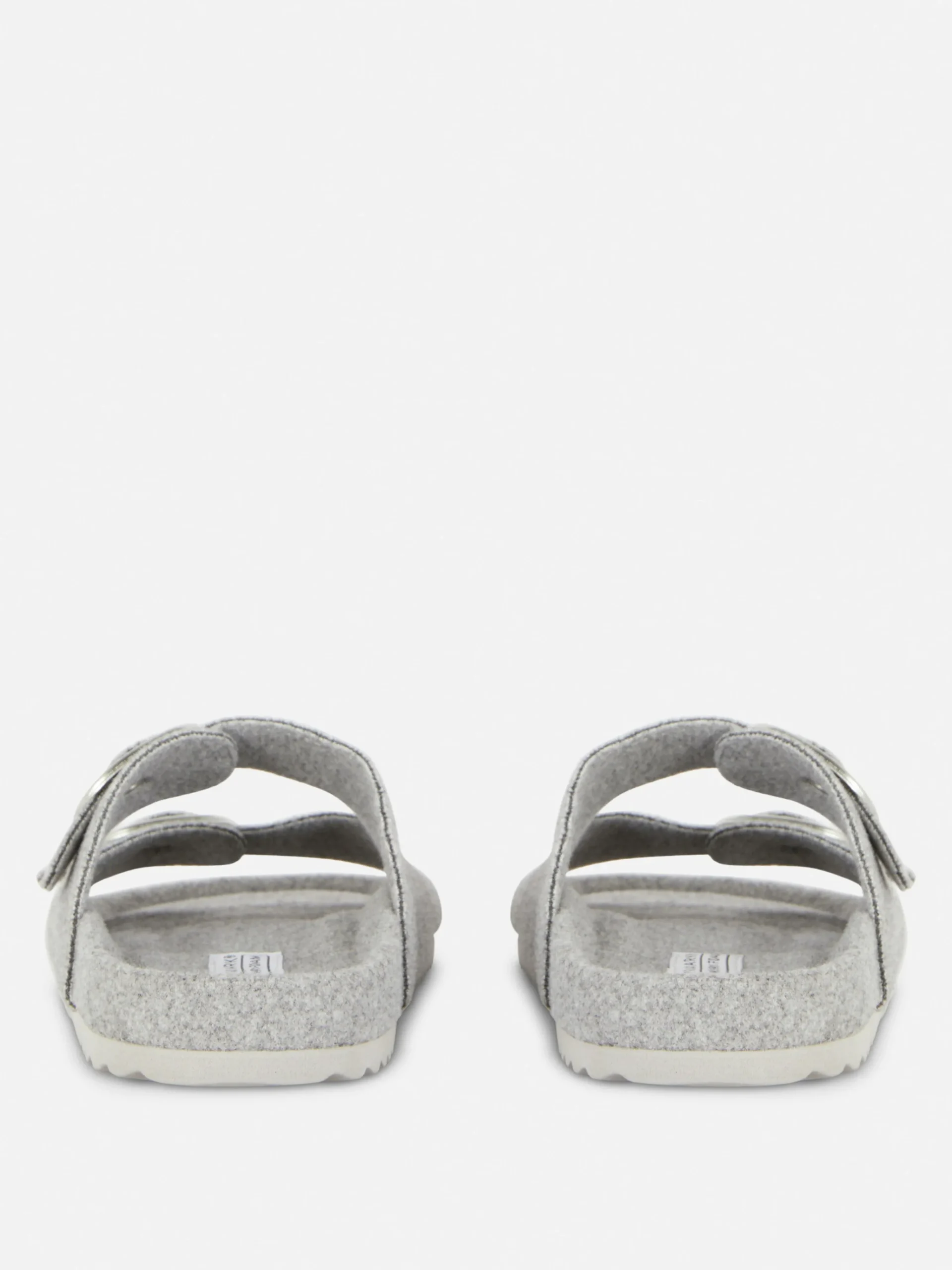 Fußbett-Hausschuhe Aus Filz Mit Zwei Riemen Damen Hausschuhe|Hausschuhe