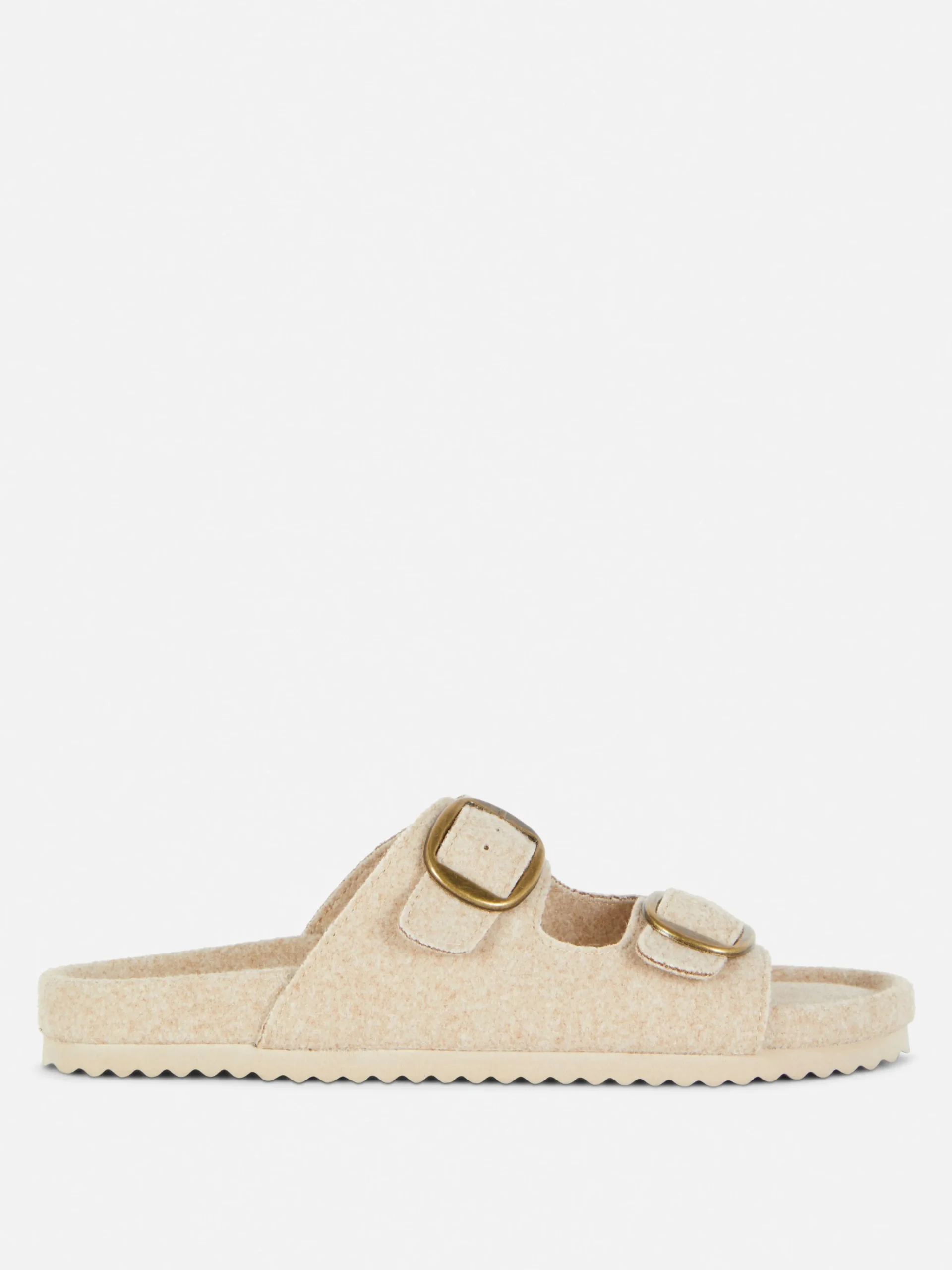 Hot Fußbett-Hausschuhe Aus Filz Mit Zwei Riemen Damen Hausschuhe|Hausschuhe