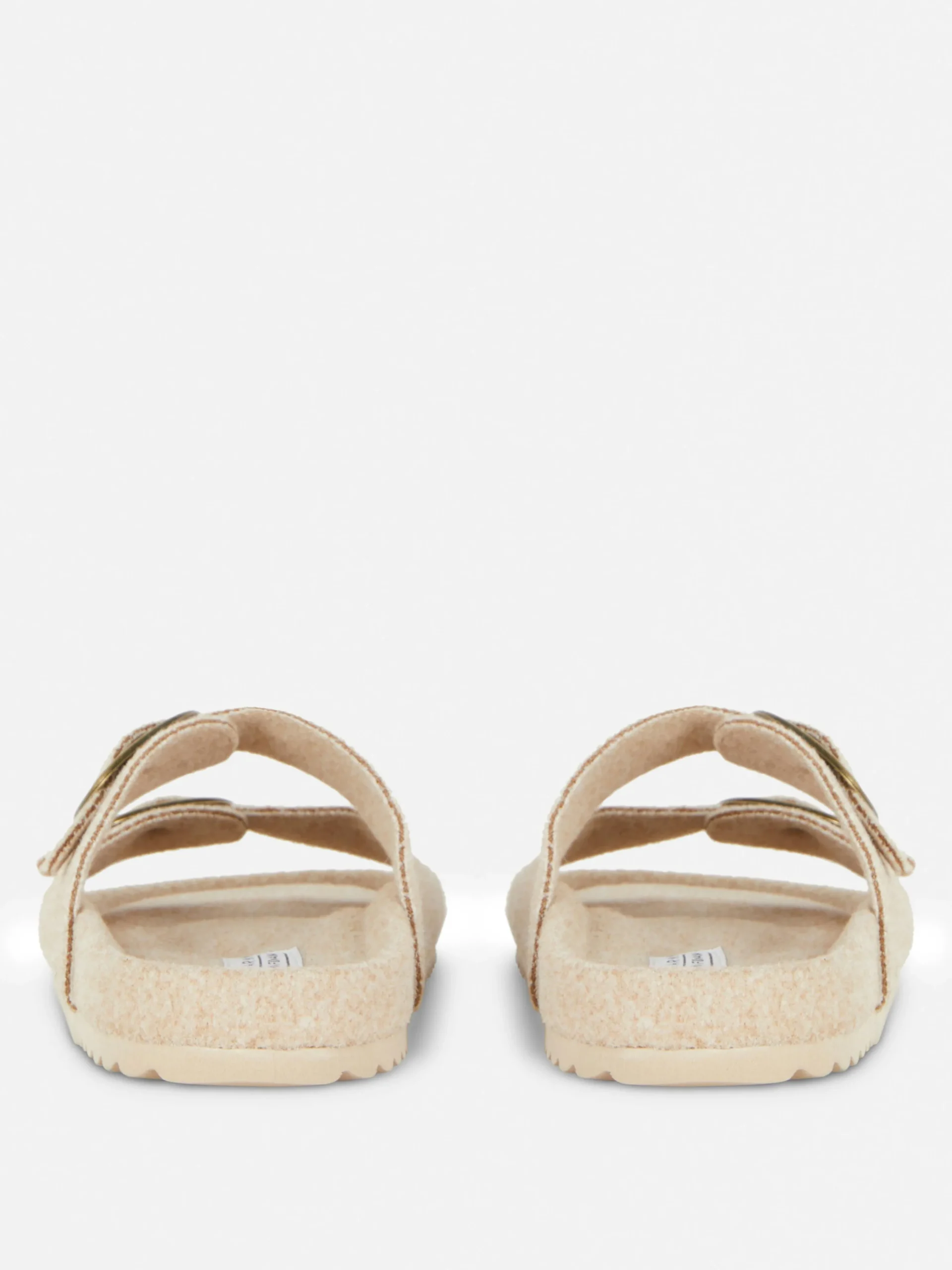 Hot Fußbett-Hausschuhe Aus Filz Mit Zwei Riemen Damen Hausschuhe|Hausschuhe