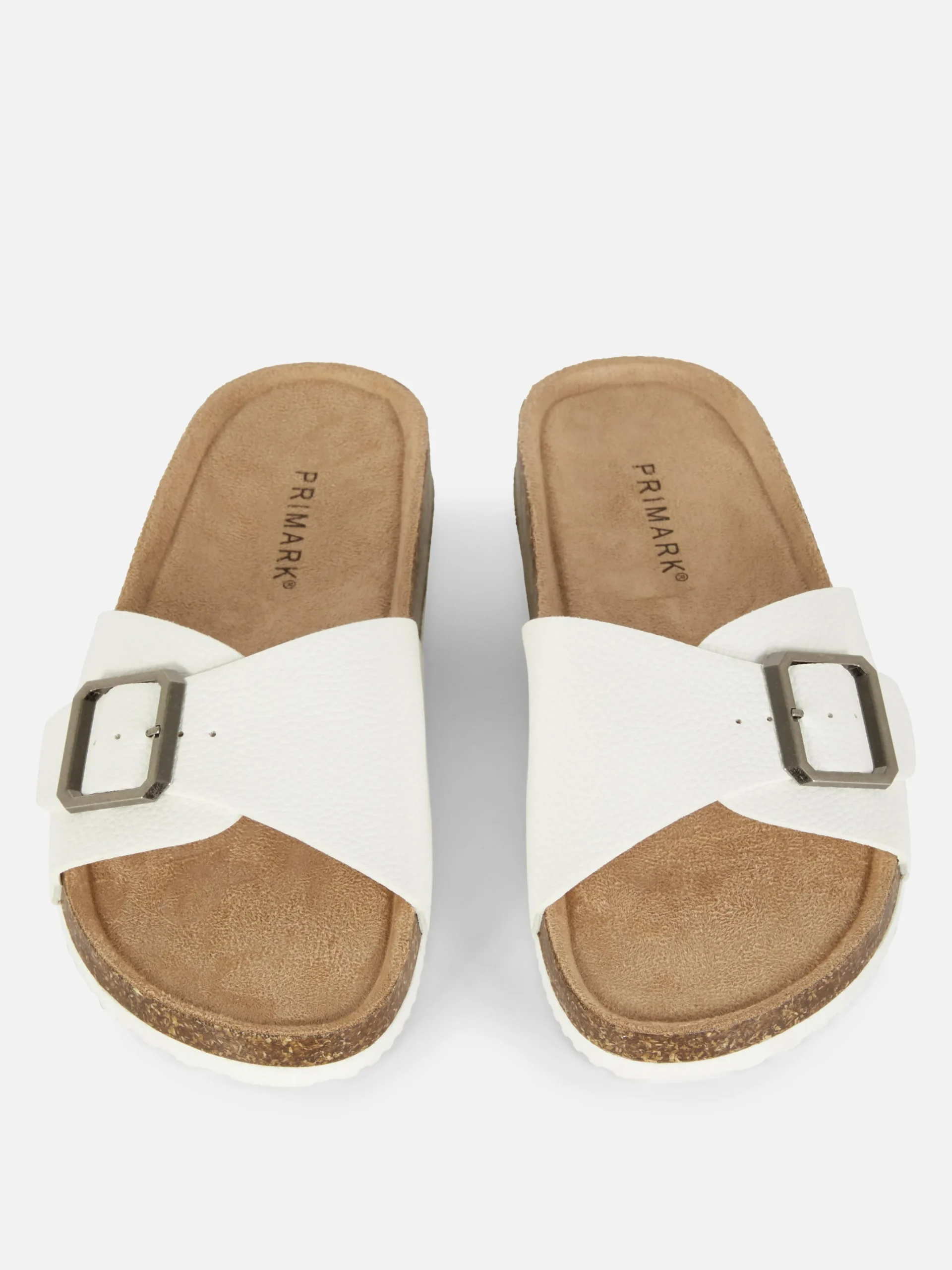 Fußbettsandalen Mit Schnallenriemen Damen Sandalen