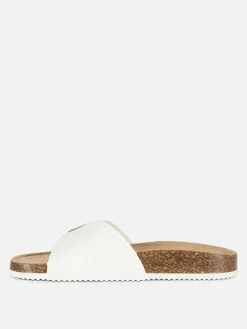 Fußbettsandalen Mit Schnallenriemen Damen Sandalen