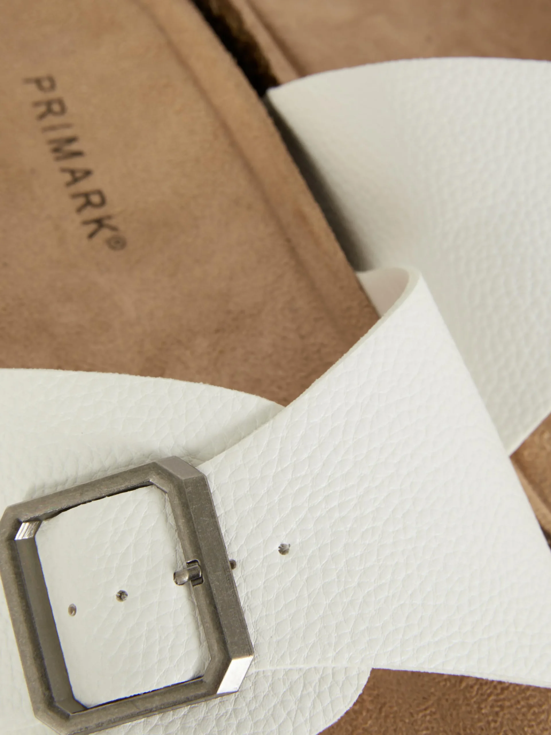 Fußbettsandalen Mit Schnallenriemen Damen Sandalen