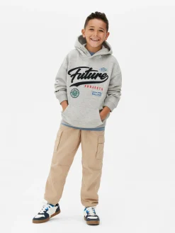 Best „Future Projects“ Bouclé-Hoodie Kinder Hoodies Und Sweatshirts