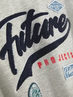 Best „Future Projects“ Bouclé-Hoodie Kinder Hoodies Und Sweatshirts