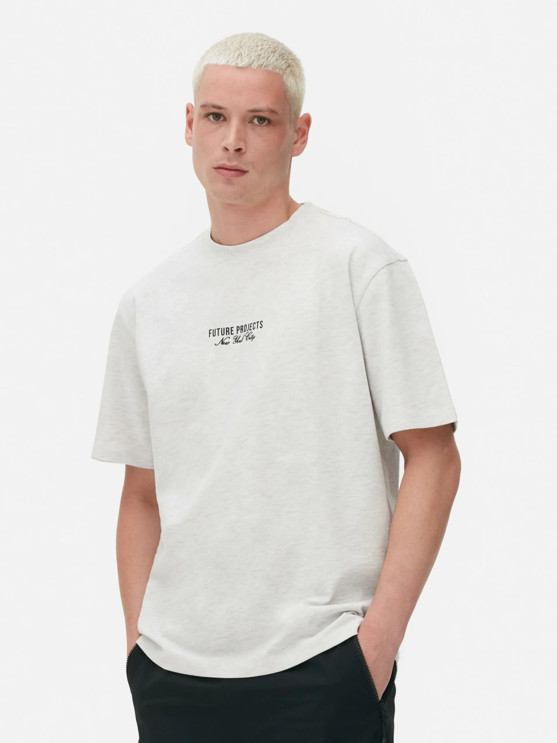 Sale „Future Projects“ T-Shirt Mit Stickerei Herren Tops Und T-Shirts