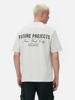 Sale „Future Projects“ T-Shirt Mit Stickerei Herren Tops Und T-Shirts