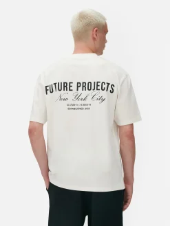 Clearance „Future Projects“ T-Shirt Mit Stickerei Herren Tops Und T-Shirts