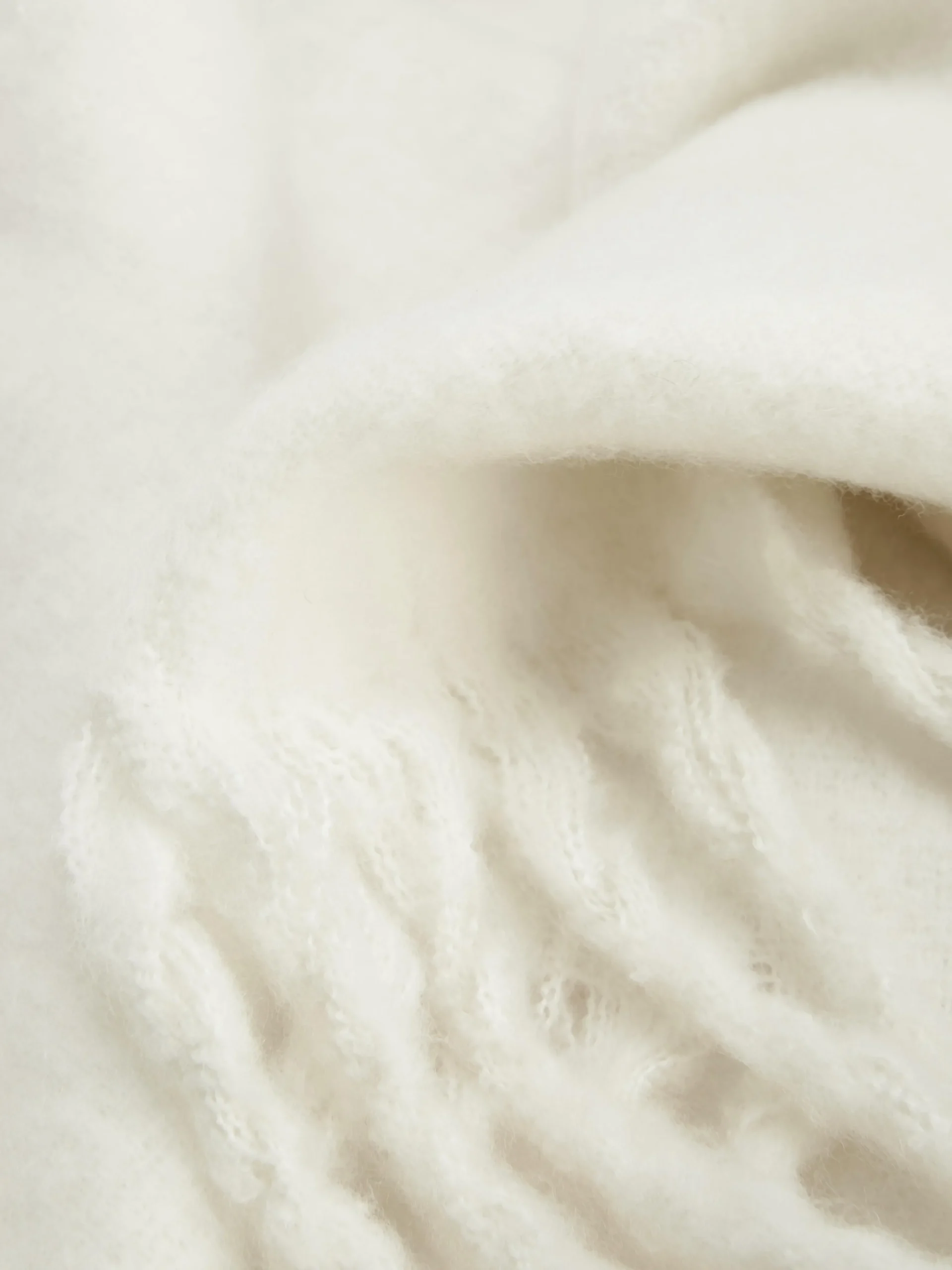 Gebürsteter Schal Mit Quasten Damen Mützen, Handschuhe Und Schals