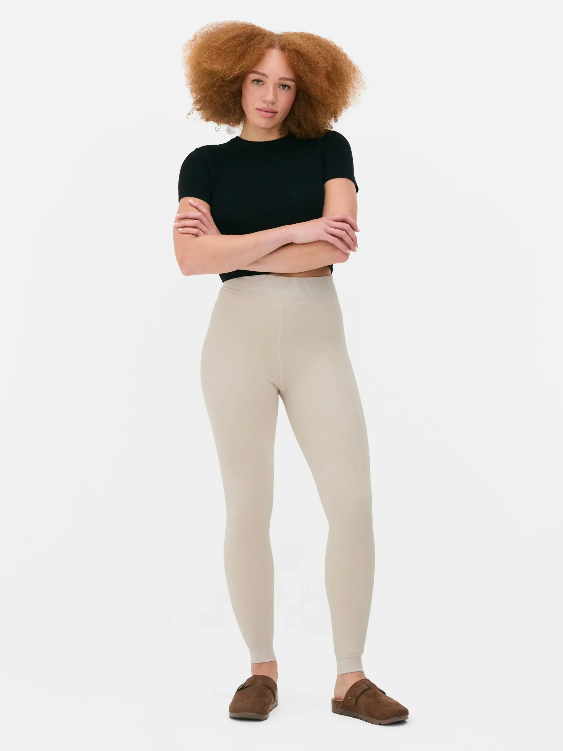 Outlet Gefütterte Samtleggings Damen Strumpfhosen|Hosen Und Leggings