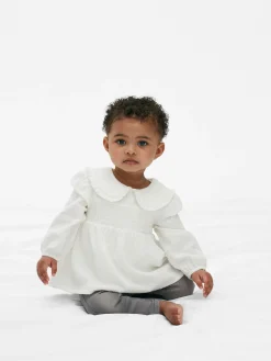 Online Gekräuselte Bluse Mit Kragen Tops Und T-Shirts